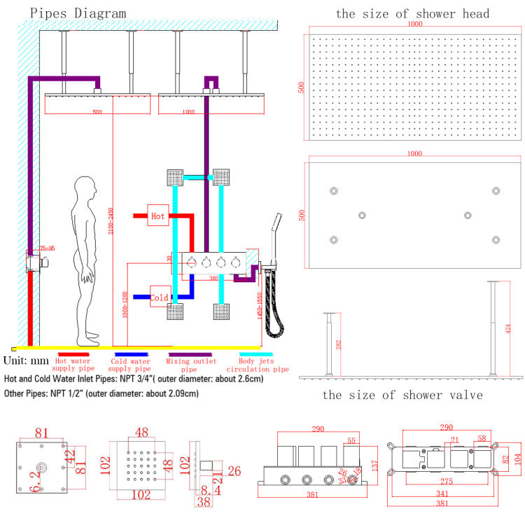 luxury shower systems
