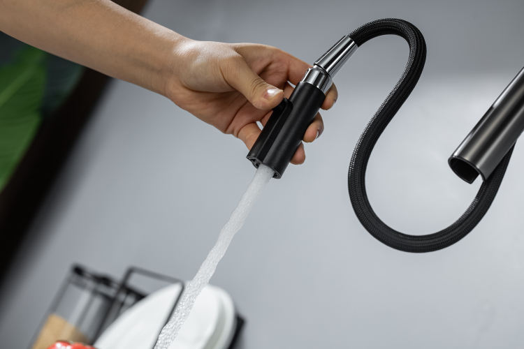 pulldown kitchen faucet