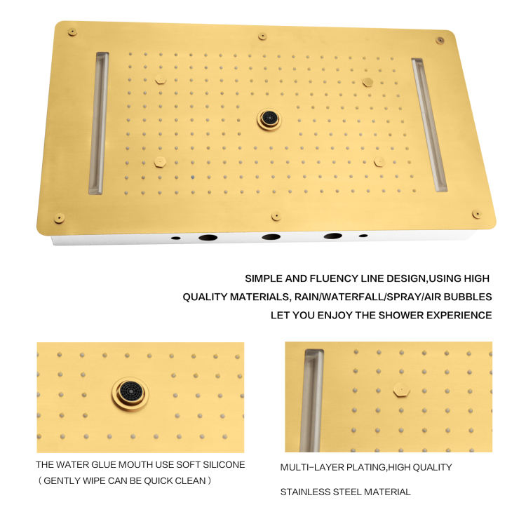 waterfall shower system