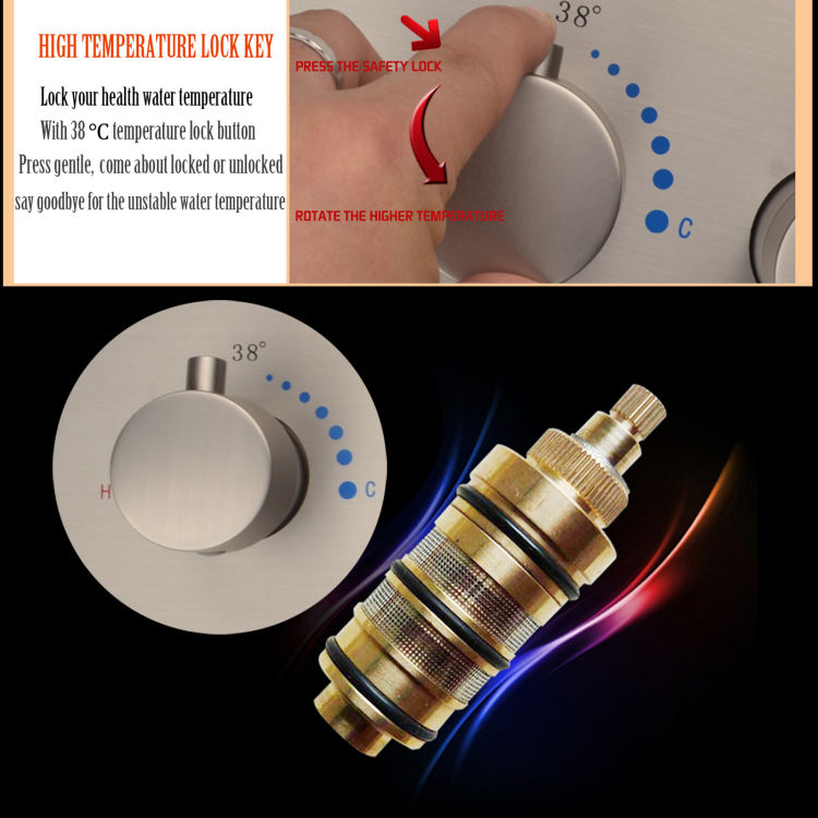 shower faucet set with handheld