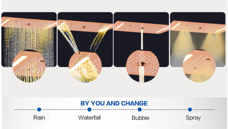 luxury shower systems