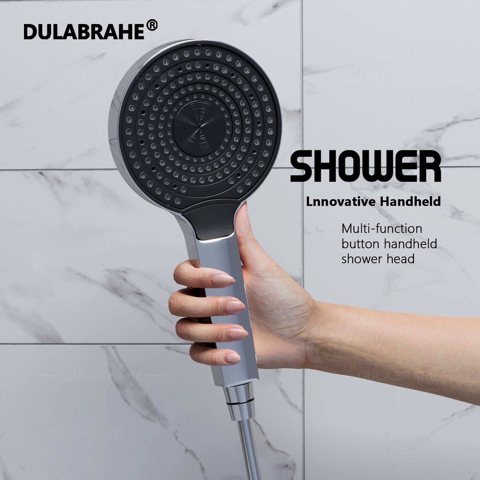 led music shower head
