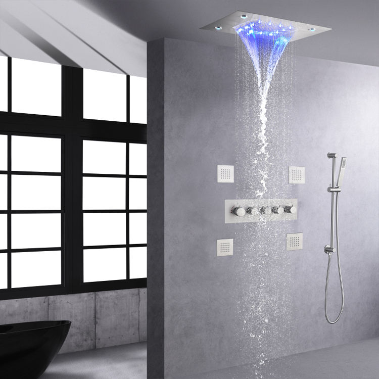 wall mounted shower system