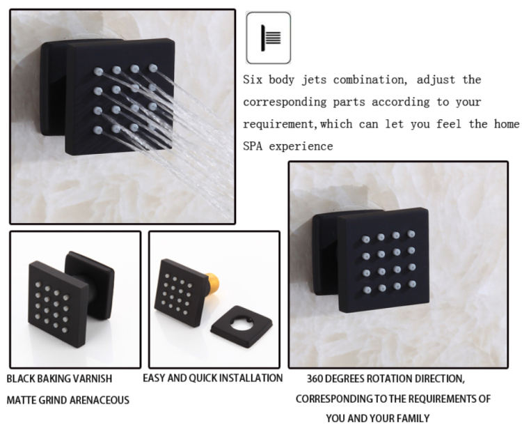 waterfall shower system