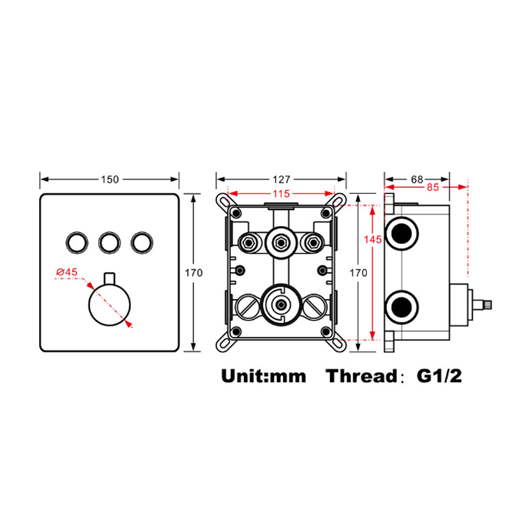 parts of a shower system