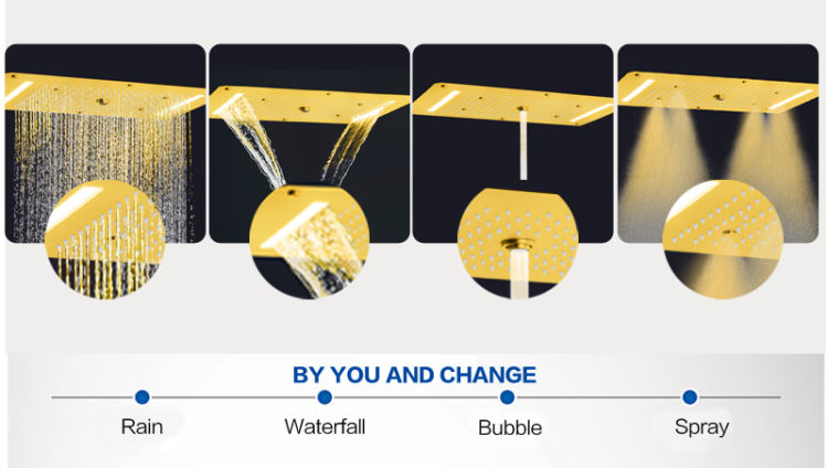 thermostatic shower systems