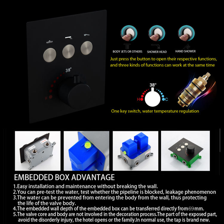 shower heads systems