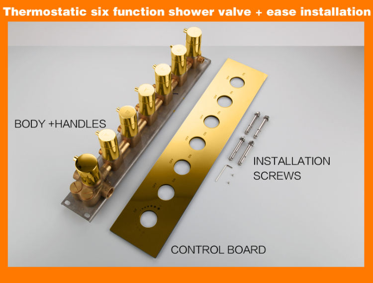 rainfall shower system