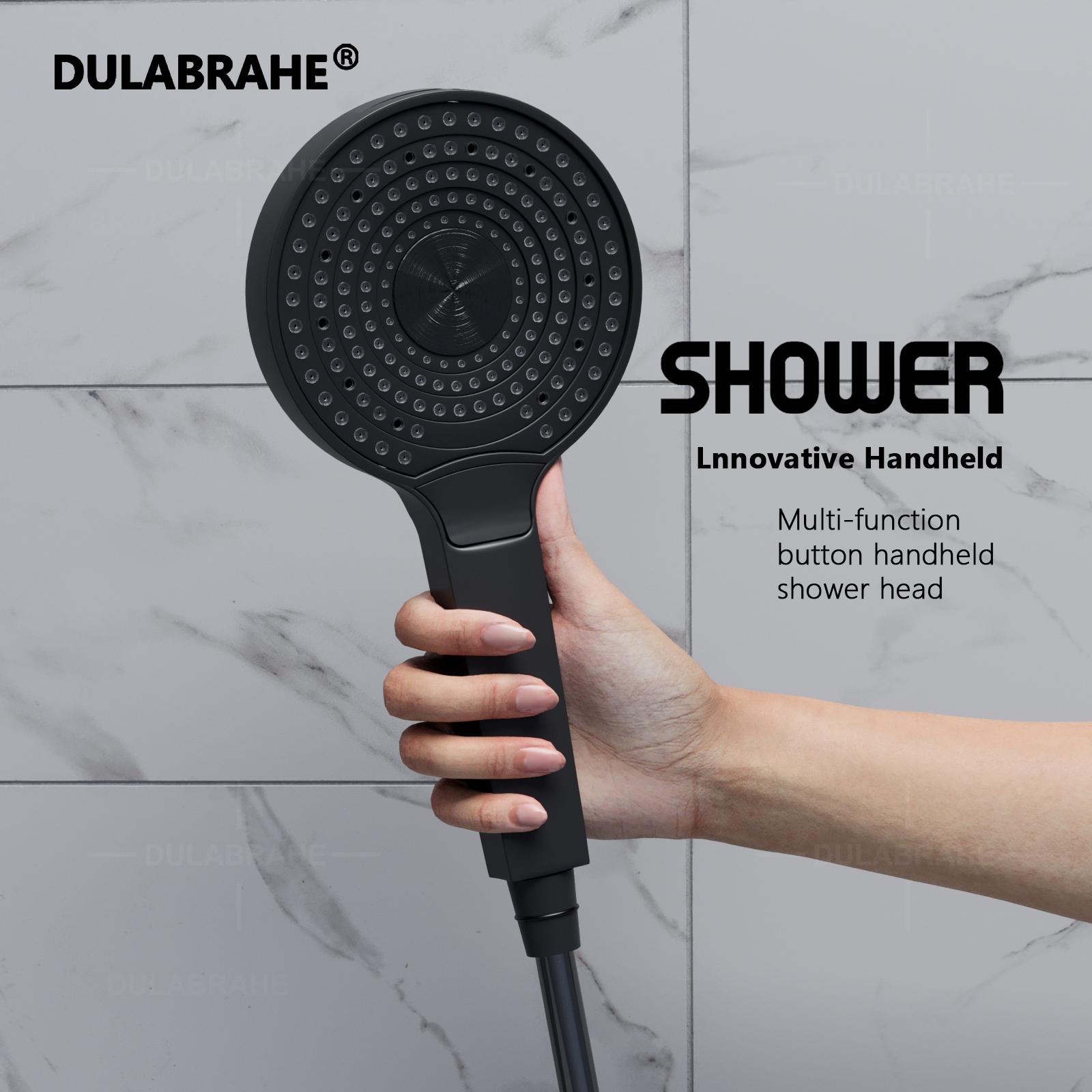 led music shower head