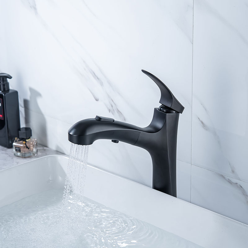 Modern Matte Black Basin Mixer Sink Mixer Single Handle Bathroom Faucet