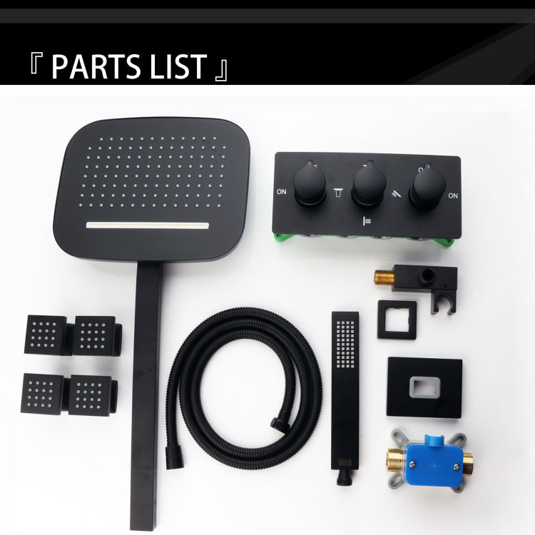 rain shower head systems