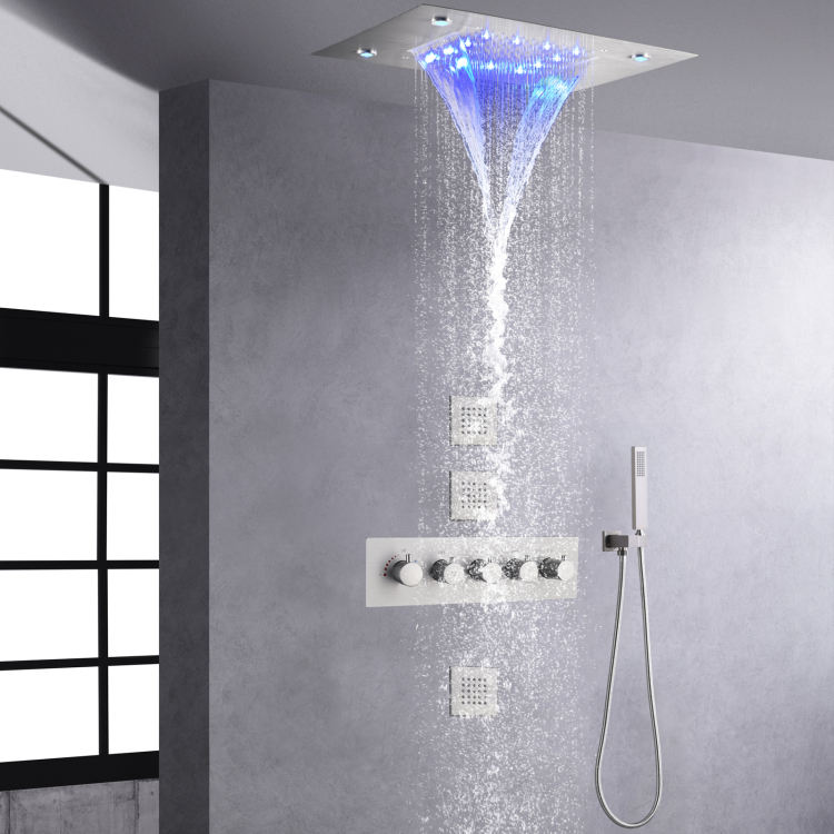 shower faucets with handheld