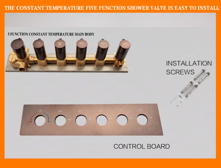 rain shower head system