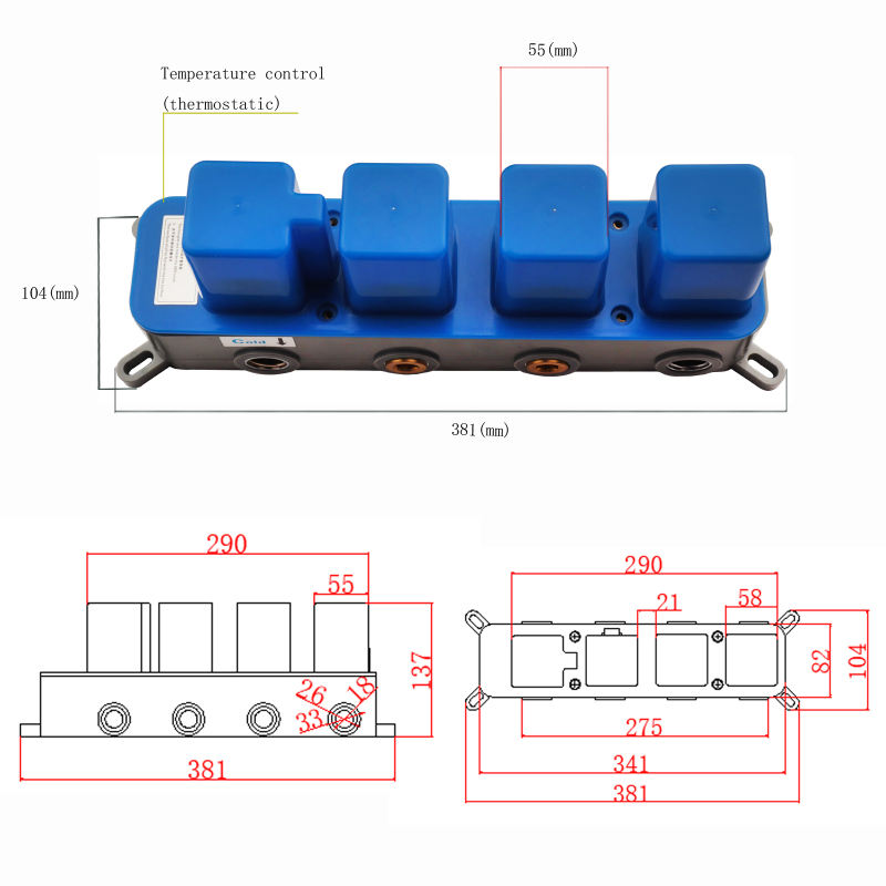 shower diverter valve