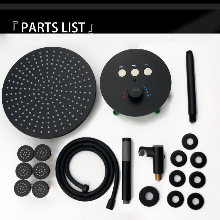 luxury shower system