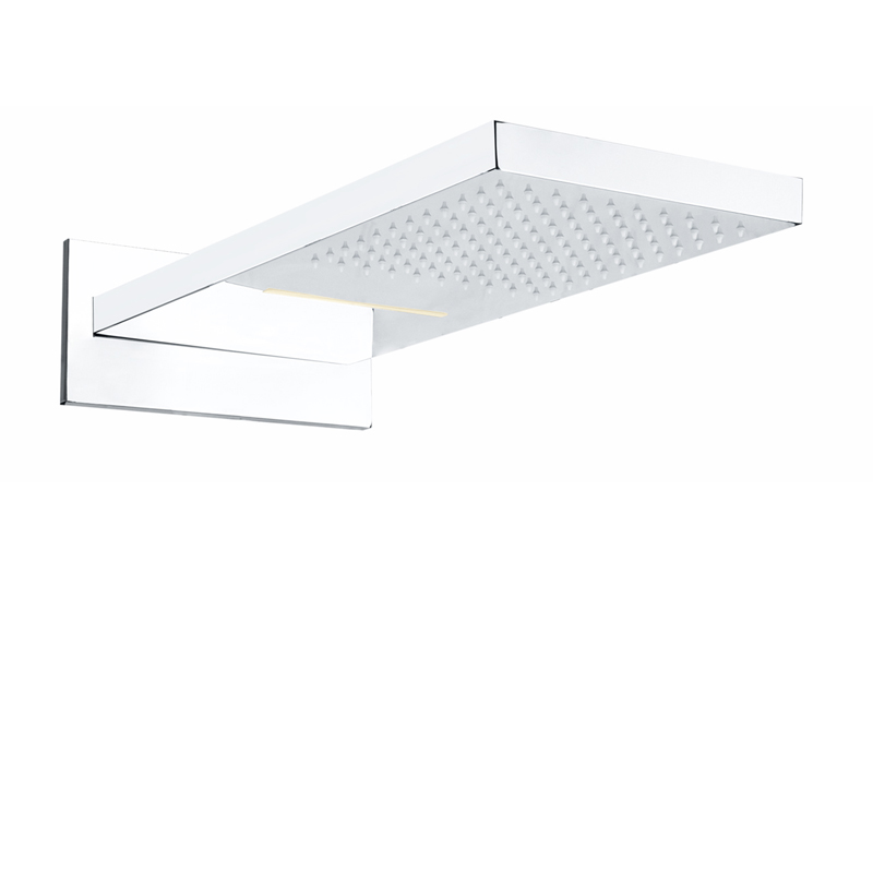 Hot Sales Chrome Polished 50X23 CM Shower Head Bathroom Bifunctional Rainfall Waterfall Shower