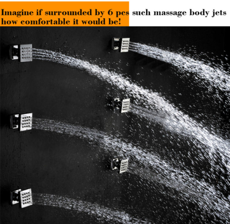 modern shower faucets