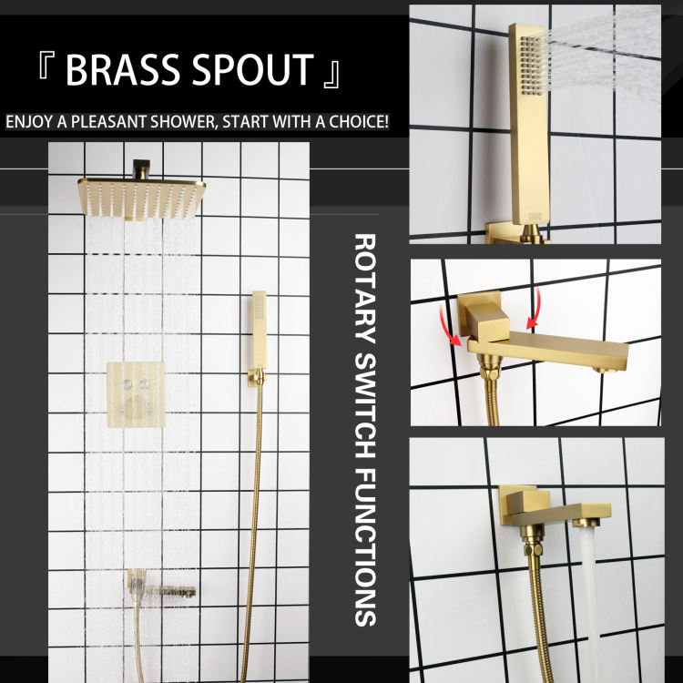 rain head shower systems