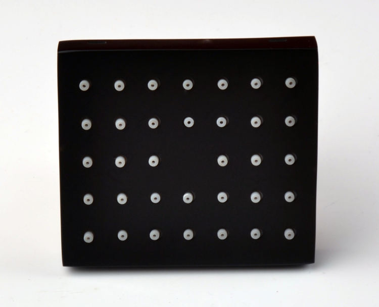 black rain shower head