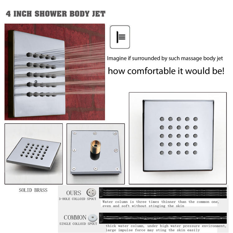 brushed nickel shower system