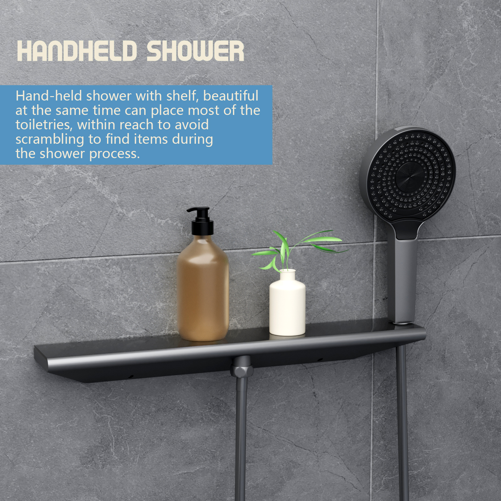 ceiling shower head set