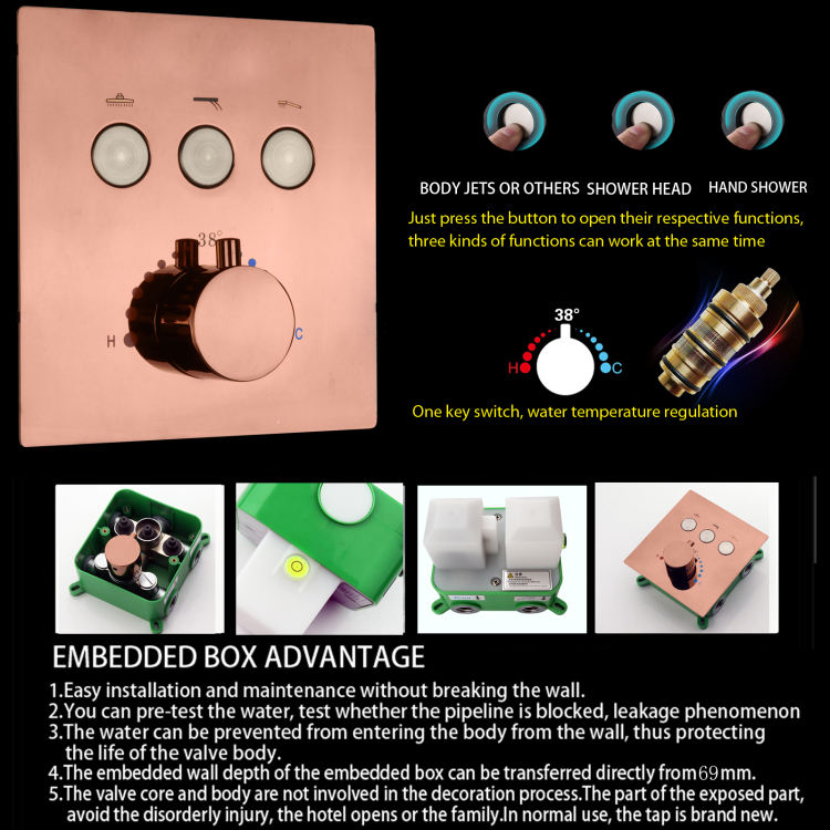 body jet shower system