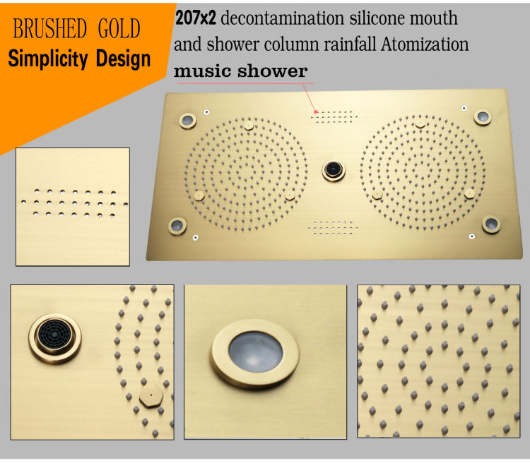 rain head shower system