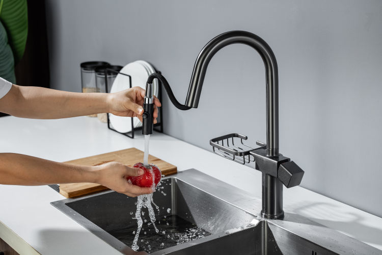 kitchen sink and faucet