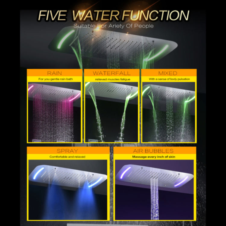 Polished Shower Faucets 