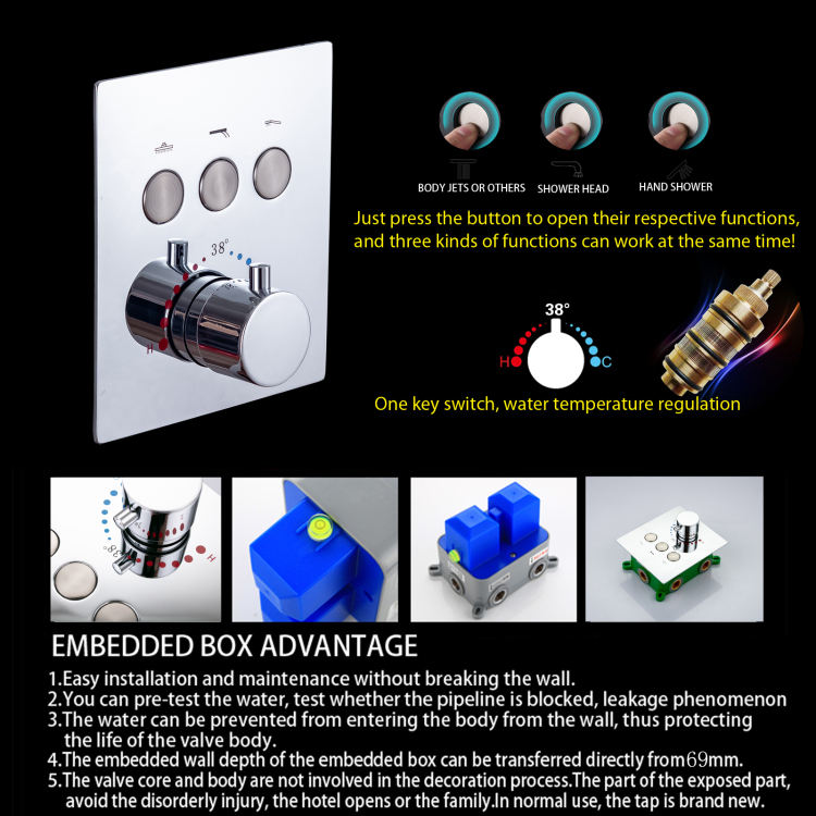 full body shower system